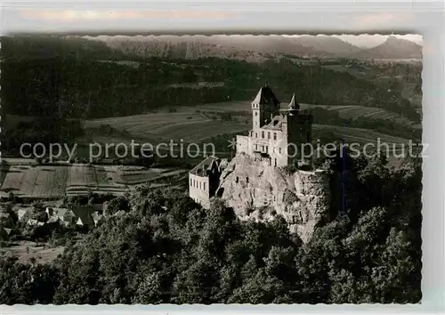 AK / Ansichtskarte Bergzabern Bad Burg Berwartstein Fliegeraufnahme Kat. Bad Bergzabern