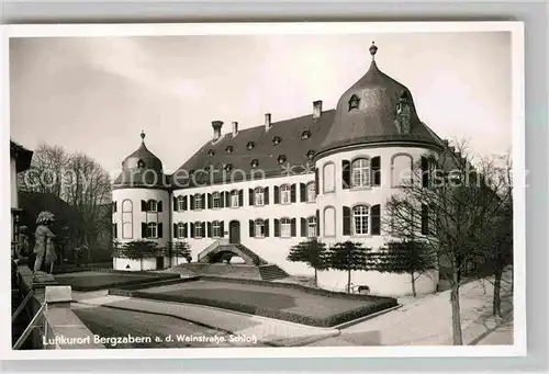 AK / Ansichtskarte Bergzabern Bad Schloss Kat. Bad Bergzabern