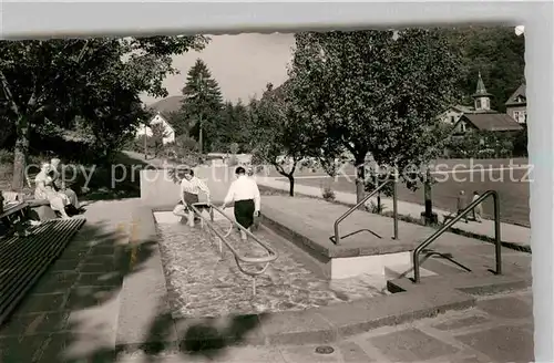 AK / Ansichtskarte Bergzabern Bad Kurpark Wassertretanlage Kat. Bad Bergzabern