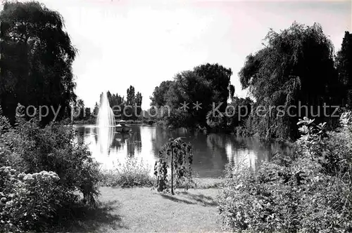 AK / Ansichtskarte Zweibruecken Parkanlage Wasserfontaene Kat. Zweibruecken