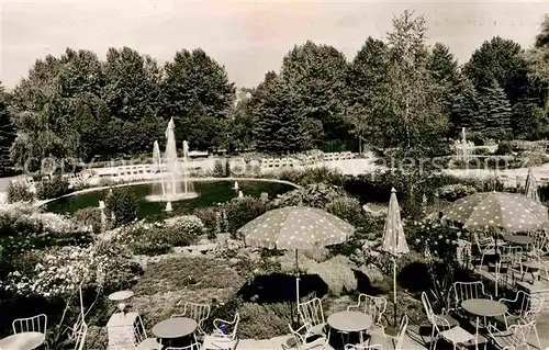 AK / Ansichtskarte Zweibruecken Rosengarten Dornroeschen Cafe Wasserspiele Kat. Zweibruecken