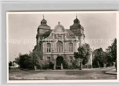 AK / Ansichtskarte Giessen Lahn Universitaetsbibliothek  Kat. Giessen