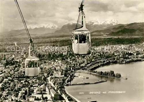 AK / Ansichtskarte Seilbahn Pfaender Bregenz  Kat. Bahnen