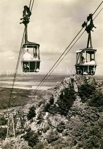 AK / Ansichtskarte Seilbahn Thale Harz Kat. Bahnen