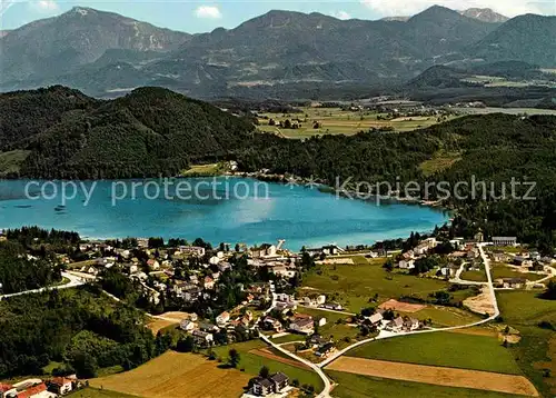 AK / Ansichtskarte Seelach Klopeinersee Alpen Fliegeraufnahme Kat. St. Kanzian am Klopeiner See