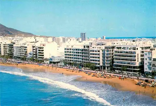 AK / Ansichtskarte Las Canteras Vista aerea de la playa Kat. Las Palmas Gran Canaria