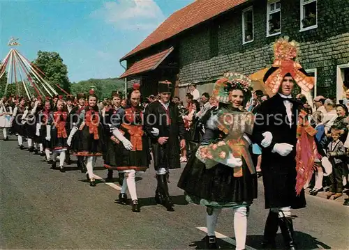 AK / Ansichtskarte Ziegenhain Hessen Hessische Trachten Festumzug Kat. Schwalmstadt