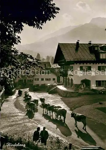 AK / Ansichtskarte Hindelang Dorfstrasse  Kat. Bad Hindelang