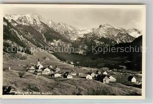 AK / Ansichtskarte Hinterstein Bad Hindelang Teilansicht 