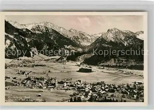 AK / Ansichtskarte Bad Oberdorf Panorama Kat. Bad Hindelang