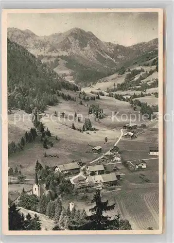 AK / Ansichtskarte Unterjoch Teilansicht Kat. Bad Hindelang