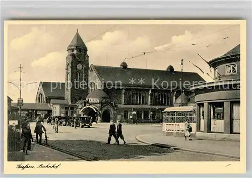 AK / Ansichtskarte Giessen Lahn Bahnhof Kat. Giessen