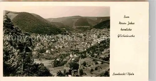 AK / Ansichtskarte Lambrecht Panorama Neujahrsglueckwuensche  Kat. Lambrecht (Pfalz)