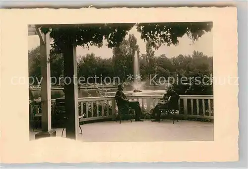 AK / Ansichtskarte Zweibruecken Rosengarten Wasserfontaene Terrasse  Kat. Zweibruecken