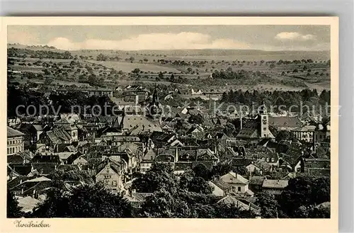 AK / Ansichtskarte Zweibruecken Panorama Kat. Zweibruecken