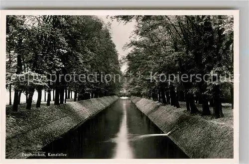 AK / Ansichtskarte Zweibruecken Kanalallee Kat. Zweibruecken