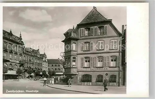 AK / Ansichtskarte Zweibruecken Marxstrasse Kat. Zweibruecken