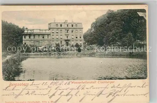 AK / Ansichtskarte Bad Bergzabern Wasserheilanstalt Tischberger Kat. Bad Bergzabern