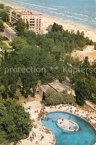 AK / Ansichtskarte Mamaia Hotelanlage am Strand Swimming Pool Fliegeraufnahme Kat. Rumaenien