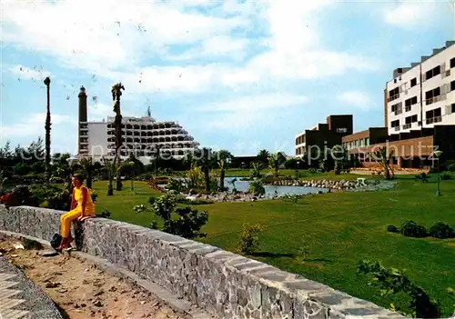 AK / Ansichtskarte Las Palmas Gran Canaria Hotel Maspalomas Oasis Park Teich Kat. Las Palmas Gran Canaria