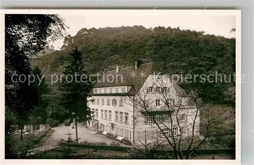 AK / Ansichtskarte Bad Bergzabern Evangelische Haushaltungsschule Waldmuehle Kat. Bad Bergzabern