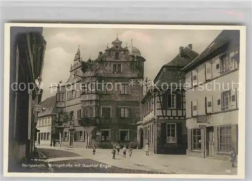 AK / Ansichtskarte Bad Bergzabern Koenigstrasse Gasthof Engel Kat. Bad Bergzabern