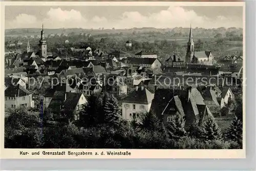 AK / Ansichtskarte Bad Bergzabern Gesamtansicht  Kat. Bad Bergzabern