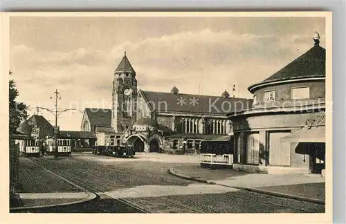 AK / Ansichtskarte Giessen Lahn Bahnhof Kat. Giessen