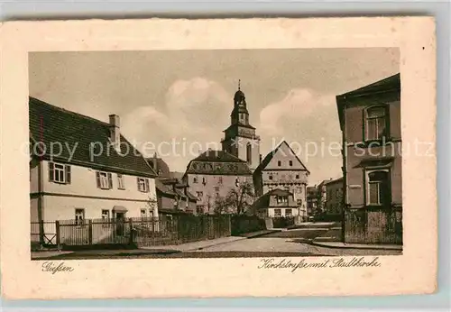 AK / Ansichtskarte Giessen Lahn Kirschstrasse Stadtkirche Kat. Giessen