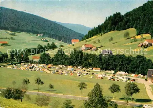 AK / Ansichtskarte Obertal Baiersbronn Campingplatz Tannenfels Kat. Baiersbronn