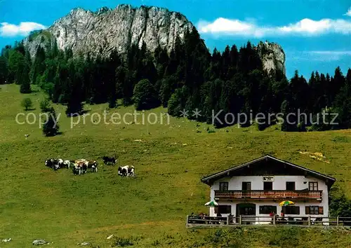 AK / Ansichtskarte Nussdorf Inn Heuberg mit Unterkunftshuette Loewenbraeuhaus Kat. Nussdorf a.Inn