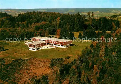 AK / Ansichtskarte Dinkelscherben Jugend und Schullandheim des Landkreises Augsburg Fliegeraufnahme Kat. Dinkelscherben