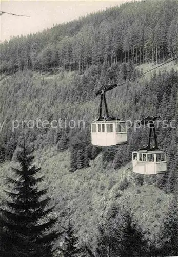 AK / Ansichtskarte Seilbahn Schauinsland Freiburg Breisgau Kat. Bahnen