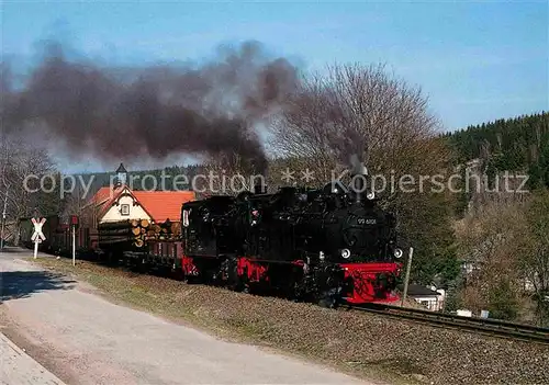 AK / Ansichtskarte Lokomotive 996101 Harzer Schmalspurbahn Haltepunkt Sorge  Kat. Eisenbahn