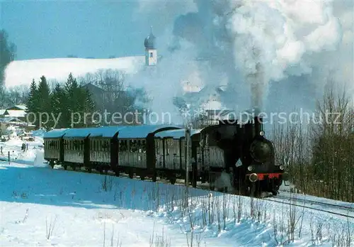 AK / Ansichtskarte Lokomotive Dampf Lokalbahnlokomotive TAG 7 Bayerische Localbahn Verein Gmund am Tegernsee  Kat. Eisenbahn