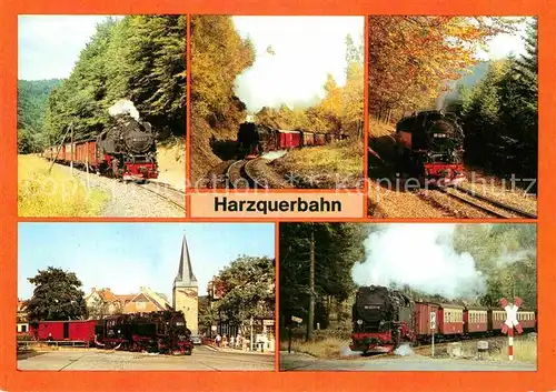 AK / Ansichtskarte Lokomotive Harzquerbahn  Kat. Eisenbahn