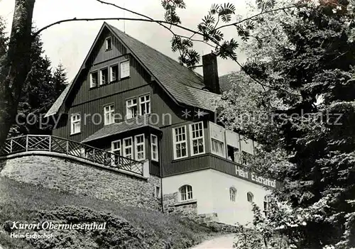 AK / Ansichtskarte Oberwiesenthal Erzgebirge Heim Eschenhof Kat. Oberwiesenthal