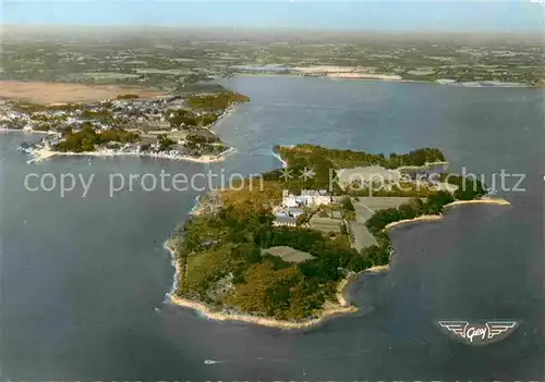 AK / Ansichtskarte Berder Larmor Baden Ile vue aerienne