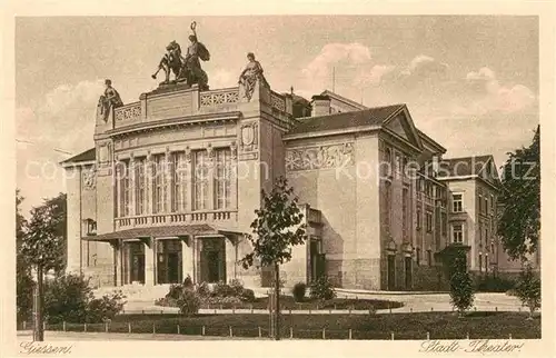 AK / Ansichtskarte Giessen Lahn Stadttheater Kat. Giessen