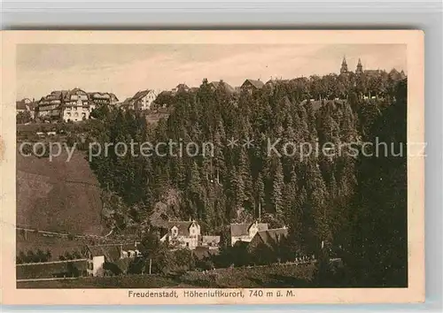 AK / Ansichtskarte Freudenstadt Teilansicht Kat. Freudenstadt