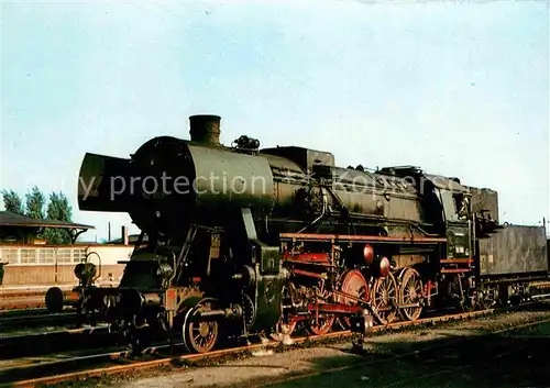 AK / Ansichtskarte Lokomotive Gueterzug Lokomotive 52006 Deutsche Reichsbahn Bw Elsterwerda  Kat. Eisenbahn