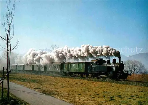 AK / Ansichtskarte Lokomotive Dampfzug Bayerischer Localbahnverein TAG 7 Tegernseebahn Gmund 
  Kat. Eisenbahn