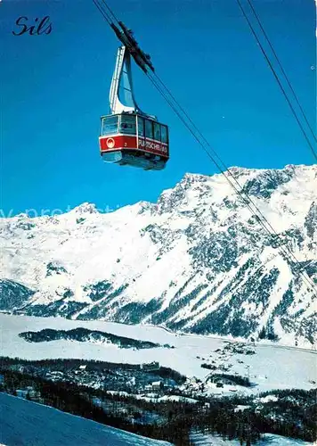 AK / Ansichtskarte Seilbahn Furtschellas Sils Oberengadin  Kat. Bahnen