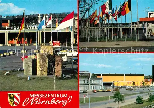 AK / Ansichtskarte Ausstellung Messe Nuernberg Messezentrum Kat. Expositions