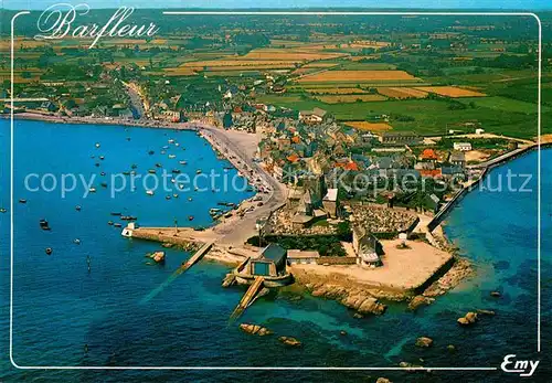 AK / Ansichtskarte Barfleur Manche Vue aerienne Kat. Barfleur