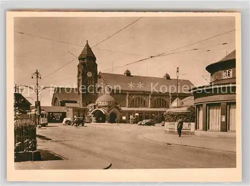 AK / Ansichtskarte Giessen Lahn Bahnhof Strassenbahn Kat. Giessen