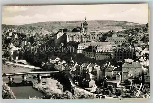 AK / Ansichtskarte Weilburg Lahn Schloss Lahnbruecke