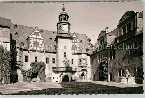 AK / Ansichtskarte Weilburg Lahn Schlosshof