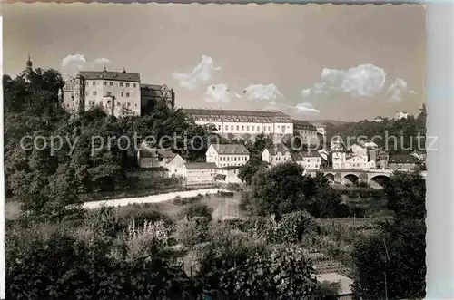 AK / Ansichtskarte Weilburg Lahn Schloss Lahnbruecke