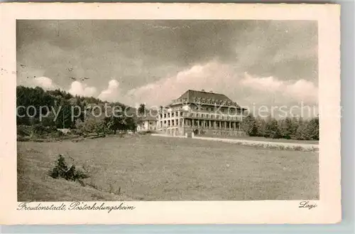 AK / Ansichtskarte Freudenstadt Posterholungsheim Kat. Freudenstadt